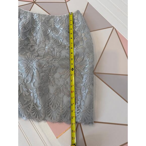 Vintage Mary McFadden Designers Couture Metallic Thread Beaded Set 2-Piece Sz 6 - Picture 8 of 10